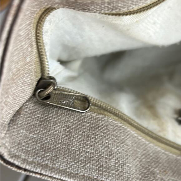 Elegant Brown and Tan Tote with Structured Design - Picture 9 of 11